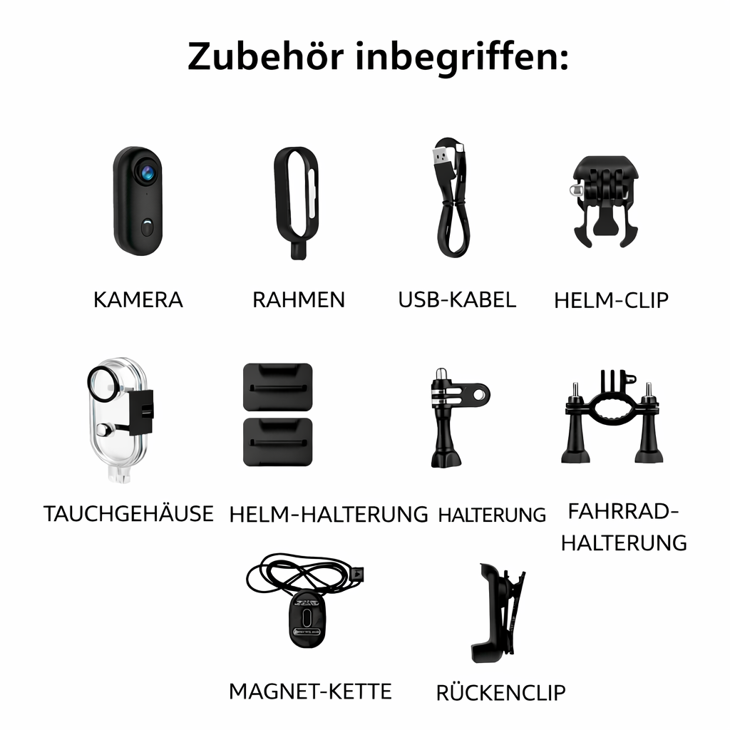 SportCam™ - 4K Mini-Outdoor Kamera